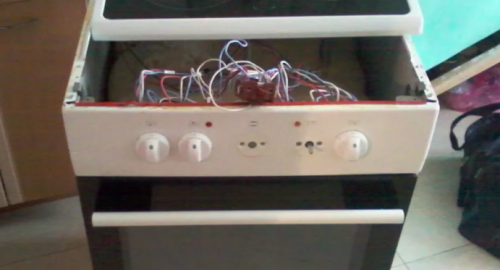 Ремонт керамической электроплиты. Гатчина